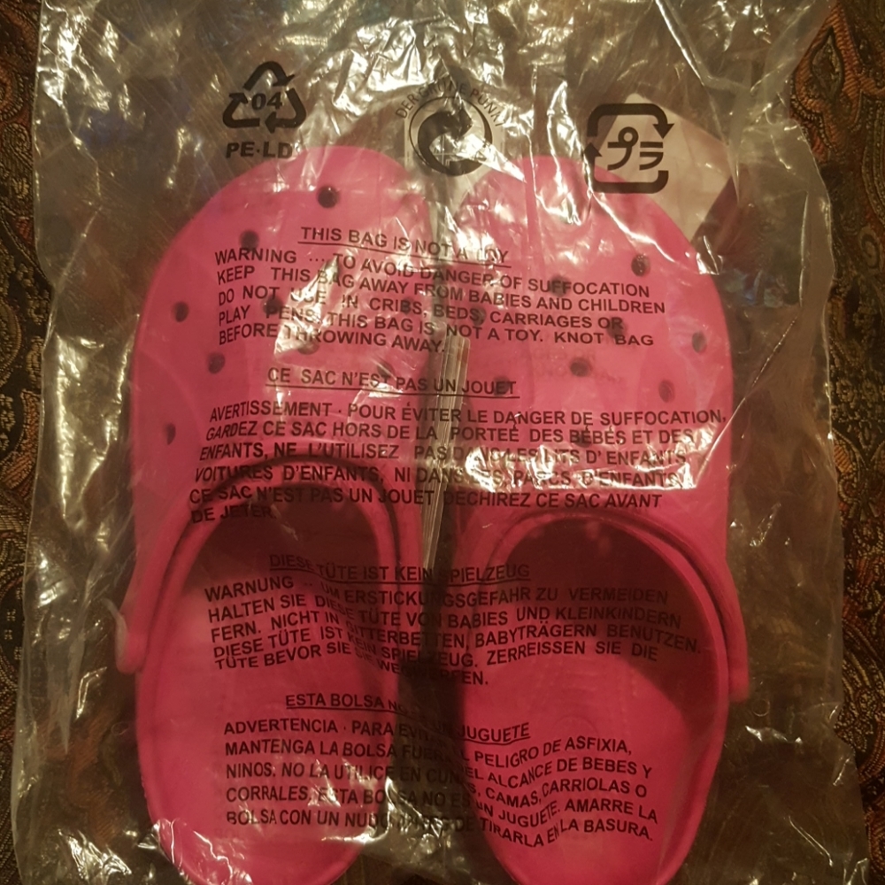 Pink Crocs